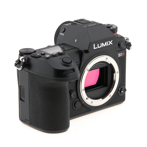 Lumix DC-S1R Mirrorless Digital Camera Body - Black - Open Box Image 2