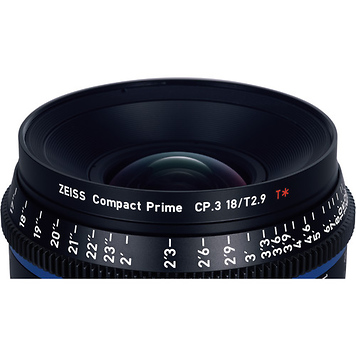 CP.3 18mm T2.9 Compact Prime Lens (Canon EF Mount, Feet)