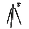 T-1004SK T-S Aluminum Travel Tripod w/ E-10 Ball Head - Open Box Thumbnail 0