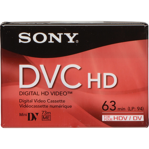 DVM-63HD HDV Cassette (63 Minutes) Image 0