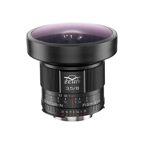 MC-Zenitar 8mm f/3.5 Fish Eye Lens for Nikon F Image 0