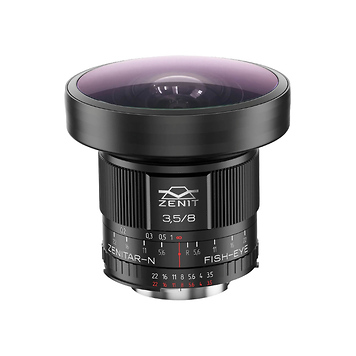 MC-Zenitar 8mm f/3.5 Fish Eye Lens for Nikon F