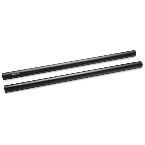 12 in. 15mm Aluminum Rod (Pair, Black) Image 0