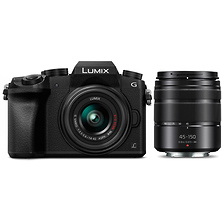 Lumix DMC-G7 Mirrorless Micro Four Thirds Digital Camera with 14-42mm and 45-150mm Lenses (Black) Image 0