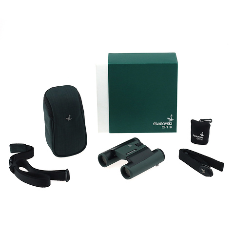 10x25 CL Pocket Binocular / Green- Open Box Image 0