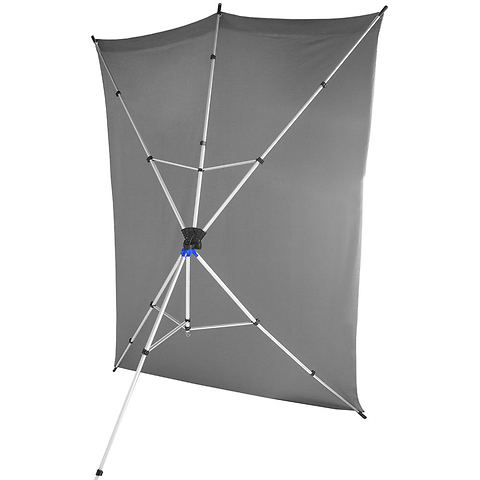 5 x 7 ft. Backdrop Travel Kit (Gray) Image 1