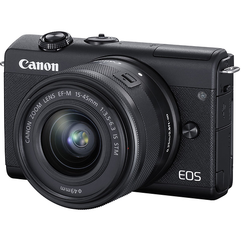 emulsie Jolly Dollar Canon EOS M200 Mirrorless Digital Camera with 15-45mm Lens (Black)