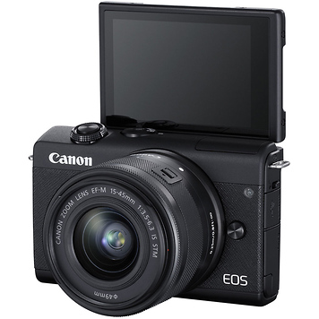 EOS M200 Mirrorless Digital Camera with 15-45mm Lens (Black)