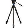 A2573F Aluminum Single Tube Tripod with S4Pro Fluid Video Head