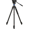 A2573F Aluminum Single Tube Tripod with S4Pro Fluid Video Head Thumbnail 0