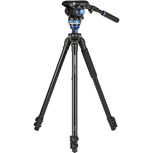 A2573F Aluminum Single Tube Tripod with S6Pro Fluid Video Head
