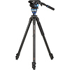 A2573F Aluminum Single Tube Tripod with S6Pro Fluid Video Head Thumbnail 0