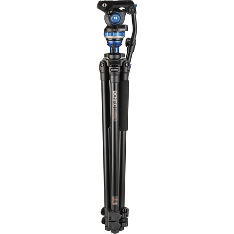 A2573F Aluminum Single Tube Tripod with S6Pro Fluid Video Head Image 3