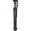 A2573F Aluminum Single Tube Tripod with S6Pro Fluid Video Head Thumbnail 3