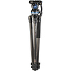 C373F Carbon Fiber Single-Tube Tripod with S8Pro Fluid Video Head Thumbnail 2