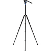 A3883 Reverse-Folding Aluminum Travel Tripod with S6Pro Fluid Video Head Thumbnail 3