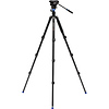 A2883F Reverse-Folding Aluminum Travel Tripod with S4Pro Fluid Video Head Thumbnail 1