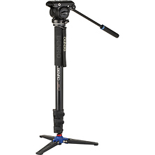 A48FD Aluminum Monopod with 3-Leg Base & S4Pro Fluid Video Image 0