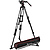608 Nitrotech Fluid Video Head and Aluminum Twin Leg Tripod with Ground Spreader