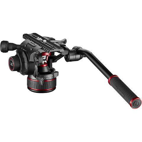612 Nitrotech Fluid Video Head and Aluminum Twin Leg Tripod with Middle Spreader Image 1
