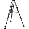 Aluminum Twin Leg Video Tripod with Middle Spreader Thumbnail 0