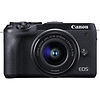 EOS M6 Mark II Mirrorless Digital Camera with 15-45mm Lens and EVF-DC2 Viewfinder (Black) Thumbnail 1