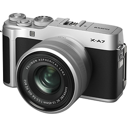 Fujifilm X-A7 Mirrorless Digital Camera with 15-45mm Lens (Silver) Image