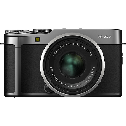 X-A7 Mirrorless Digital Camera with 15-45mm Lens (Dark Silver) Image 1