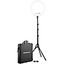 18 in. Bi-Color LED Ring Light Kit with Batteries and Stand