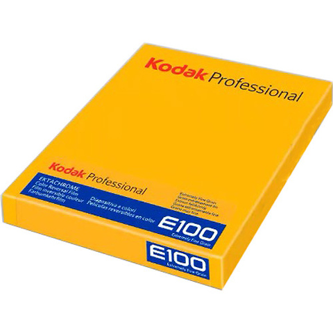 4 x 5 in. Ektachrome E100 Color Transparency Film (10 Sheets) Image 0