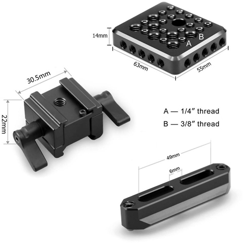 Hot Shoe Kit for Canon EOS C100/C300/C500 Mark II Image 2