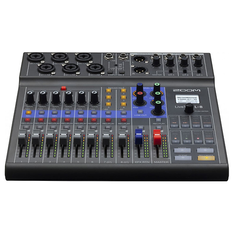 LiveTrak L-8 Portable 8-Channel Digital Mixer and Multitrack Recorder Image 0