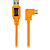 20 in. Tetherpro USB 3.0 to USB -C Right Angle Adapter Pigtail Cable (High-Visibilty Orange)