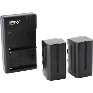 NP-F750 Lithium-Ion Batteries and Dual Charger Bundle