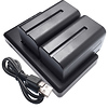 NP-F750 Lithium-Ion Batteries and Dual Charger Bundle Thumbnail 1