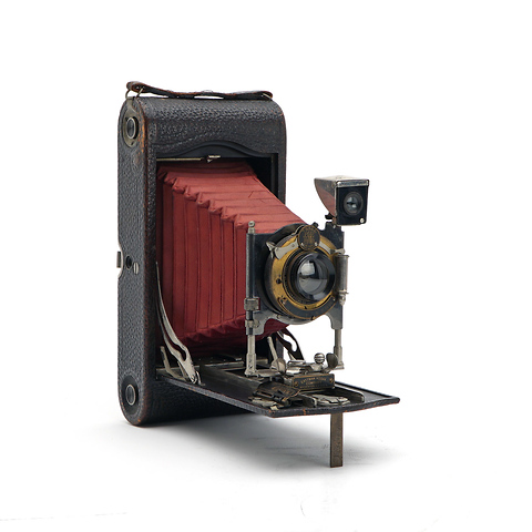 No. 3A Folding Pocket Camera with Red Bellows - Used Image 0