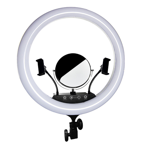 17 in. Vlogger Ring Light Image 1