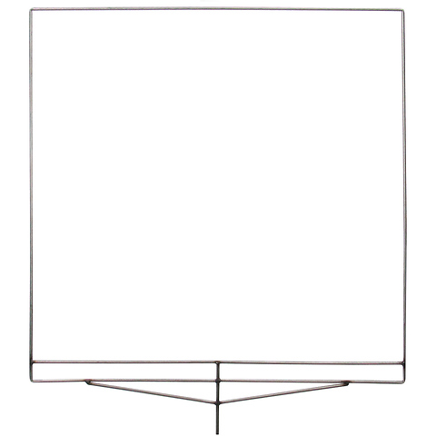 40 x 40 in. White Artificial Silk Scrim Image 2