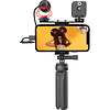 Vlogging Kit with Fill Light,Extension Pole, Mic, Phone Holder, Tripod (Open Box) Thumbnail 2