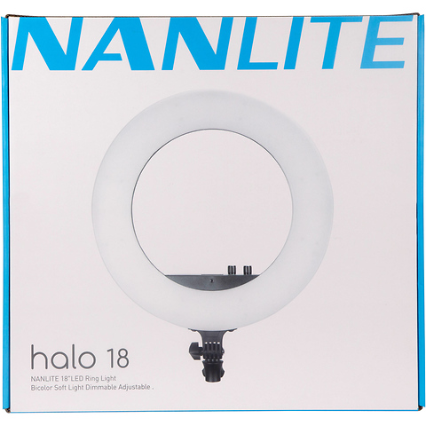 Halo 18 Dimmable Adjustable Bicolor 18 in. LED Ring Light Image 10