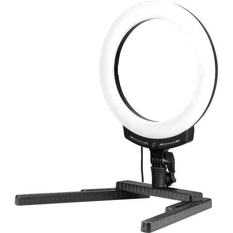 10 in. Halo 10B Dimmable Bicolor Usb LED Ring Light with Smart Touch Control Image 8