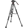 504X Fluid Video Head & MVTTWINMA Aluminum Tripod with Mid-Level Spreader Thumbnail 2