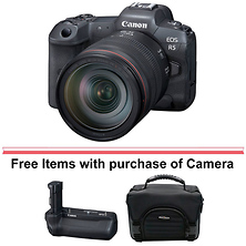 EOS R5 Mirrorless Digital Camera with 24-105mm f/4L Lens Image 0
