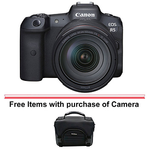 EOS R5 Mirrorless Digital Camera with 24-105mm f/4L Lens