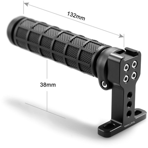 Top Handle with Crosshatched Rubber Grip Image 3