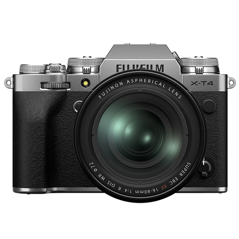 X-T4 Mirrorless Digital Camera with 16-80mm Lens (Silver) Image 0