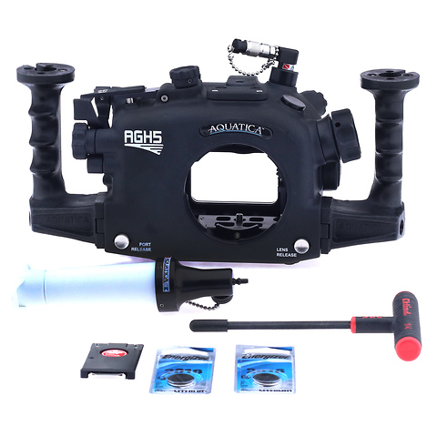 AGH5 Underwater Housing for Panasonic DC-GH5 w/ Vacuum System - Open Box Image 0