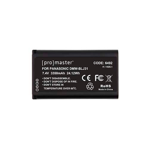 DMW-BLJ31 Lithium-Ion Replacement Battery Image 1