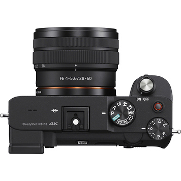Alpha a7C Mirrorless Digital Camera with 28-60mm Lens (Black) and Vlogger Accessory Kit