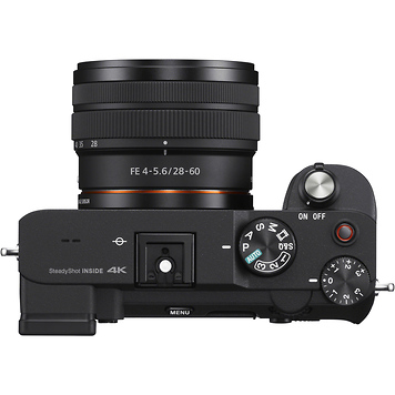 Alpha a7C Mirrorless Digital Camera with 28-60mm Lens (Black) and ECM-W2BT Camera-Mount Digital Bluetooth Wireless Microphone System